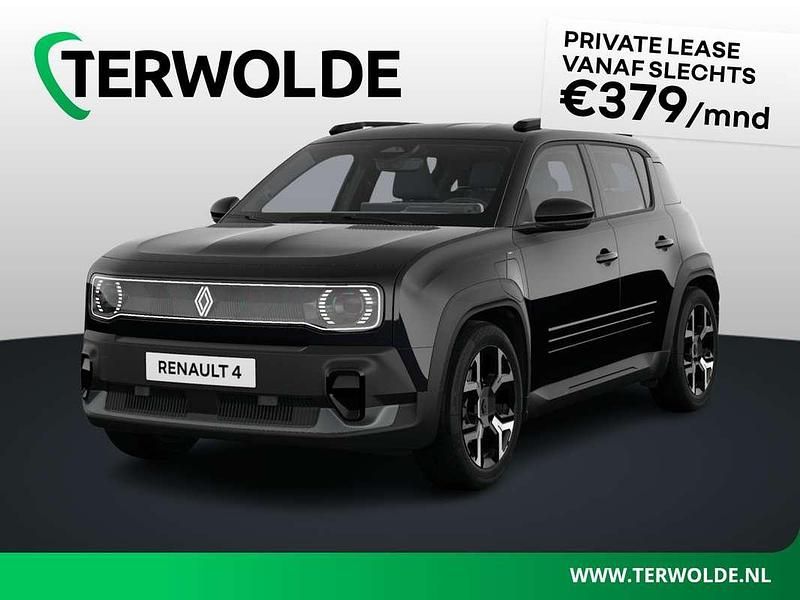 Zwart Nieuw 2025 Renault 4 E-Tech Techno SUV | € 35.190 (Eerlijke prijs) - Afbeelding 1/4