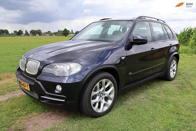 Blauw, metallic lak Gebruikt 2007 BMW X5 SUV | € 17.950 (Eerlijke prijs) - Afbeelding 1/4