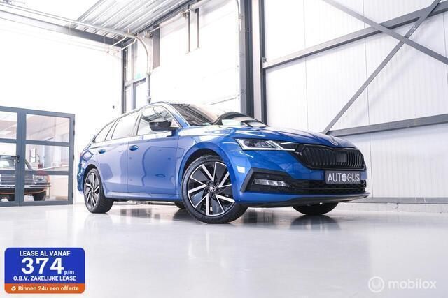 Blauw, metallic lak Gebruikt 2022 Skoda Octavia Business Line Stationwagen | € 27.990 (Iets duurder) - Afbeelding 1/4