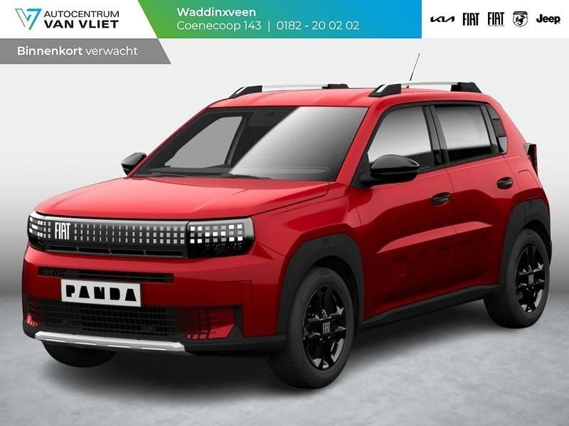Rood Nieuw 2025 Fiat Panda Icon SUV | € 28.221 (Eerlijke prijs) - Afbeelding 1/4