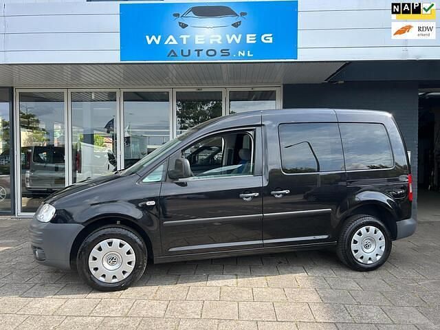 Zwart Gebruikt 2010 VW Caddy Comfortline MPV | € 7.950 (Duur) - Afbeelding 1/4