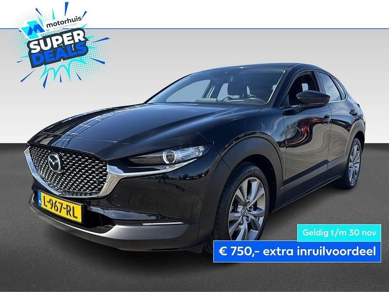 Zwart Gebruikt 2021 Mazda CX-30 Comfort SUV | € 22.990 (Goede deal) - Afbeelding 1/4