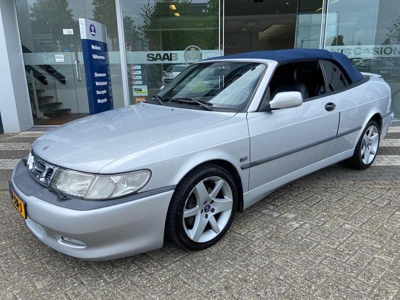 Grijs Gebruikt 2002 Saab 9-3 Cabriolet Aero Cabriolet | € 8.950 (Eerlijke prijs) - Afbeelding 1/4