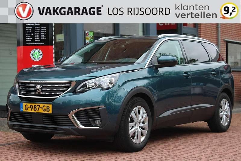 Groen Gebruikt 2019 Peugeot 5008 MPV | € 18.800 (Goede deal) - Afbeelding 1/4