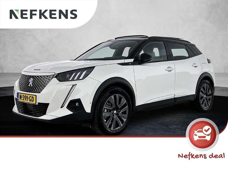 Wit Gebruikt 2021 Peugeot e-2008 GT SUV | € 19.925 (Eerlijke prijs) - Afbeelding 1/3