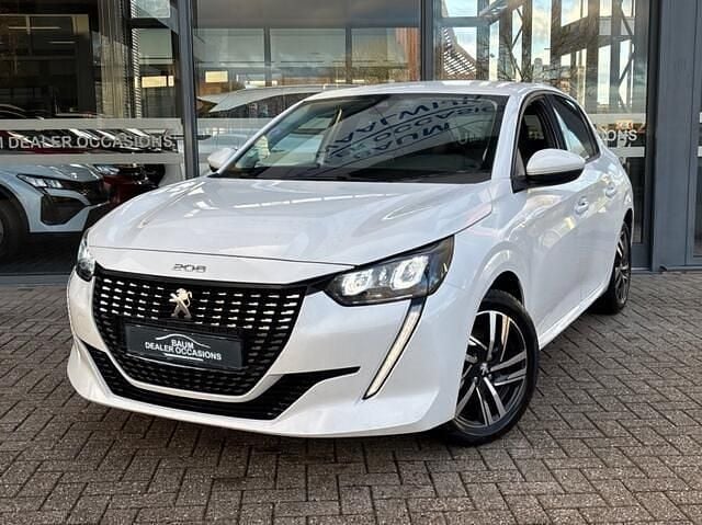 Wit Gebruikt 2020 Peugeot 208 Allure Hatchback | € 14.650 (Goede deal) - Afbeelding 1/4
