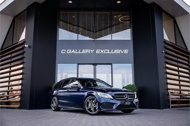 Blauw Gebruikt 2018 Mercedes C180 Sport Edition Stationwagen | € 22.895 (Eerlijke prijs) - Afbeelding 1/4