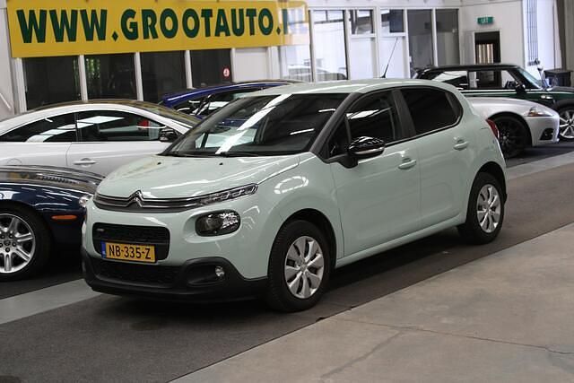 Groen Gebruikt 2017 Citroën C3 Feel Hatchback | € 5.744 (Goede deal) - Afbeelding 1/4