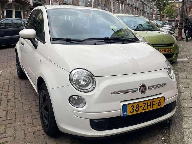 Wit Gebruikt 2012 Fiat 500 Pop Hatchback | € 5.500 (Goede deal) - Afbeelding 1/4
