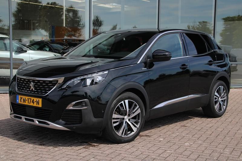Zwart Gebruikt 2016 Peugeot 3008 GT-line SUV | € 15.650 (Duur) - Afbeelding 1/4