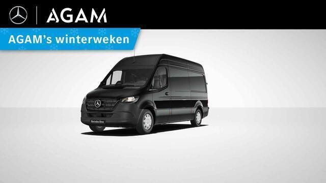 Zwart Nieuw 2024 Mercedes Sprinter Van | € 42.200 - Afbeelding 1/4