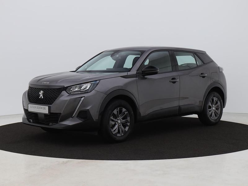Grijs Gebruikt 2021 Peugeot 2008 Active SUV | € 16.900 (Super prijs) - Afbeelding 1/4