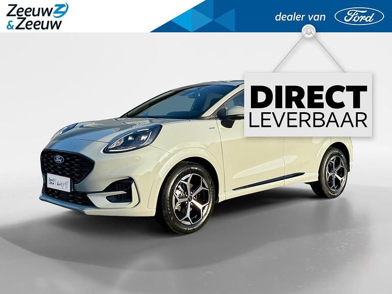 Cactus grey (licht groen) Nieuw 2025 Ford Puma ST-Line SUV | € 32.815 (Super prijs) - Afbeelding 1/4