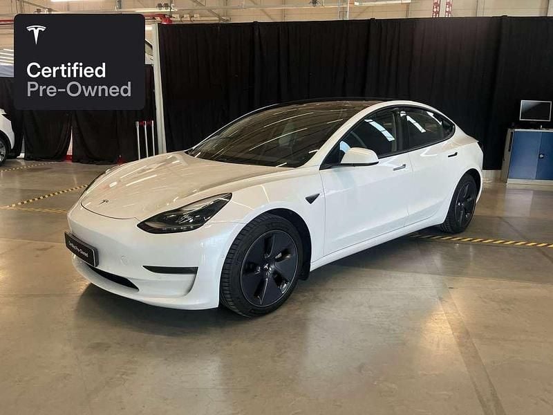 Wit Gebruikt 2021 Tesla Model 3 Long Range Sedan | € 29.800 (Eerlijke prijs) - Afbeelding 1/4