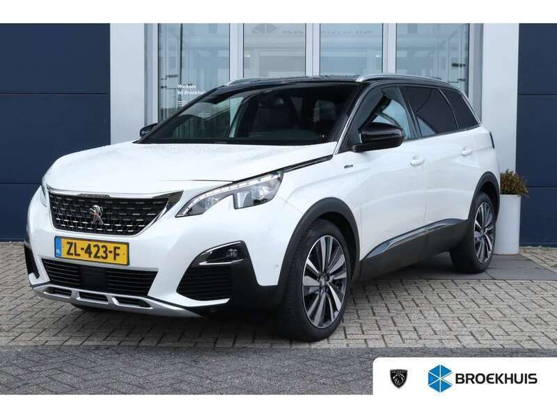 Wit Gebruikt 2019 Peugeot 5008 GT-line MPV | € 22.400 (Eerlijke prijs) - Afbeelding 1/4