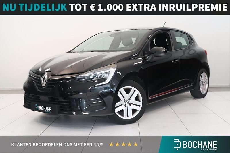 Zwart Gebruikt 2021 Renault Clio V Zen Hatchback | € 11.900 (Eerlijke prijs) - Afbeelding 1/4
