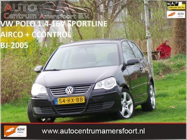 Zwart Gebruikt 2005 VW Polo Sportline Hatchback | € 1.949 (Eerlijke prijs) - Afbeelding 1/4