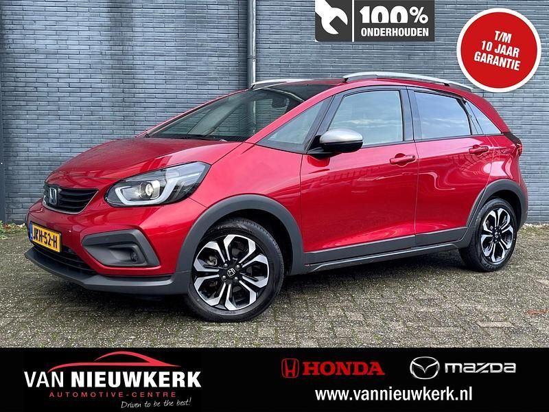 Rood Gebruikt 2022 Honda Jazz Hybrid Hatchback | € 24.899 (Eerlijke prijs) - Afbeelding 1/4