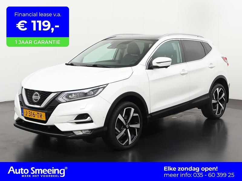 Wit Occasion 2020 Nissan Qashqai Tekna SUV | € 16.590 (Super prijs) - Afbeelding 1/4