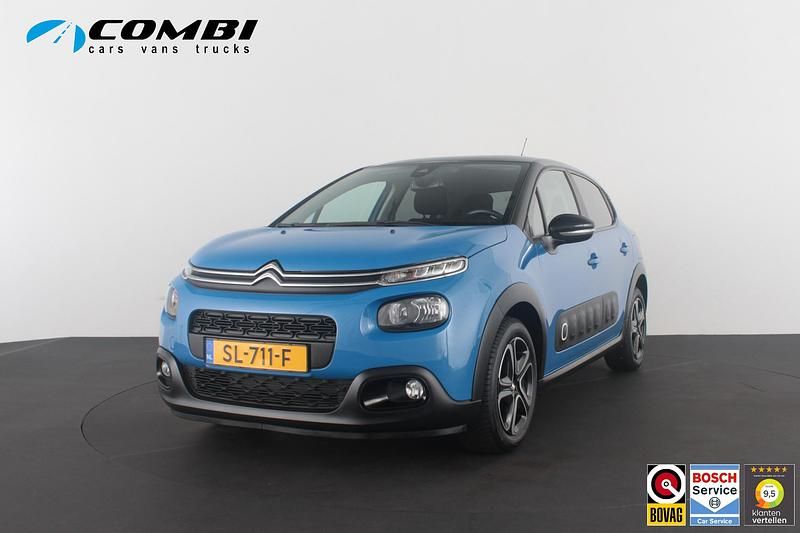 Blauw Occasion 2018 Citroën C3 Feel Hatchback | € 7.650 (Eerlijke prijs) - Afbeelding 1/4