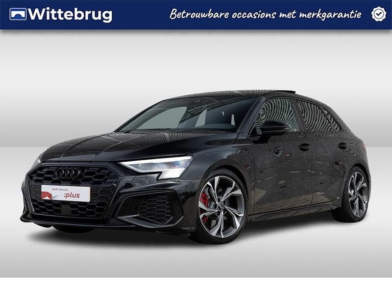 Zwart Gebruikt 2021 Audi A3 Sportback e-tron Competition Hatchback | € 34.950 (Iets duurder) - Afbeelding 1/2