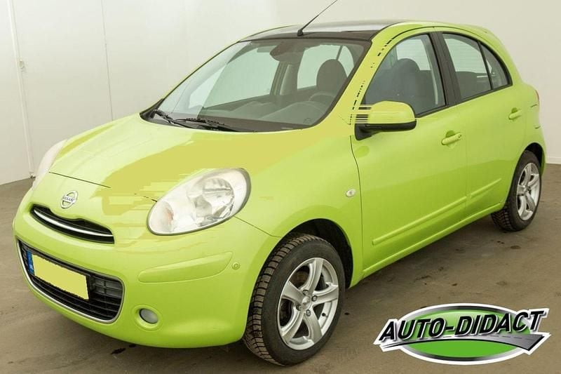 Groen Occasion 2011 Nissan Micra Tekna Hatchback | € 4.500 (Super prijs) - Afbeelding 1/4