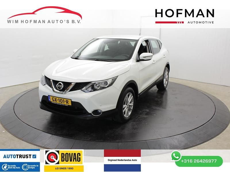 Wit Occasion 2015 Nissan Qashqai Acenta SUV | € 9.695 (Eerlijke prijs) - Afbeelding 1/4