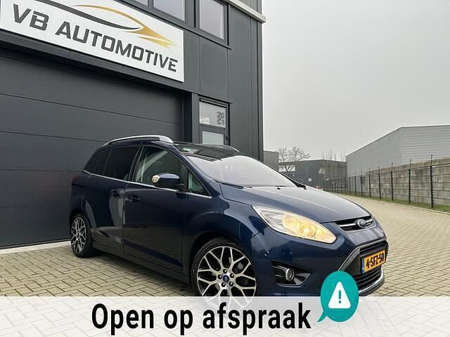 Occasion Ford Grand C-Max Titanium 125 PK (91 kW) 2013 Blauw (metallic) MPV