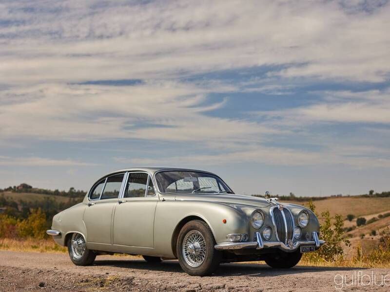 Beigeopalescent golden sand Gebruikt 1966 Jaguar S-Type S Sedan | € 27.000 - Afbeelding 1/4