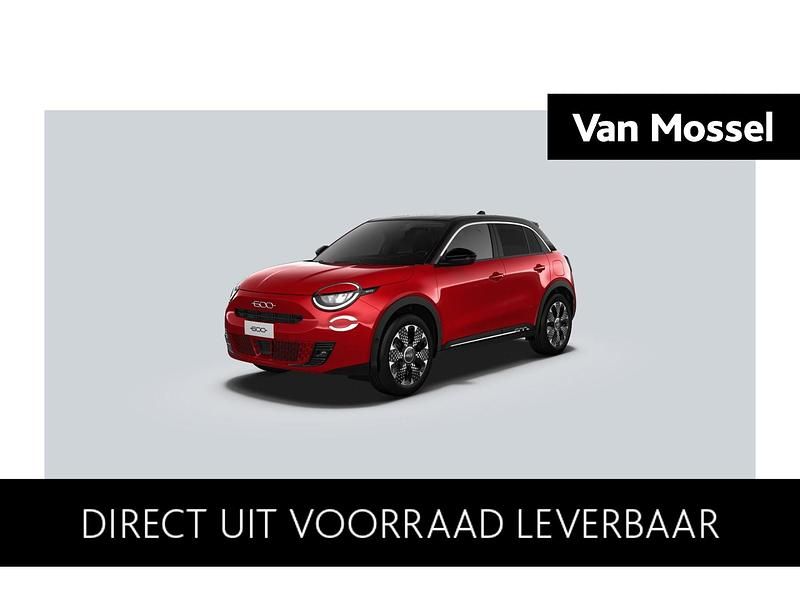 Rood Nieuw 2025 Fiat 600E La Prima SUV | € 34.990 (Super prijs) - Afbeelding 1/4