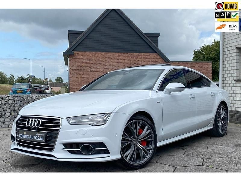 Wit Gebruikt 2014 Audi A7 Proline Hatchback | € 22.445 - Afbeelding 1/4