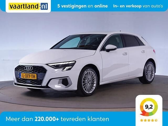 Wit Gebruikt 2021 Audi A3 Advanced Hatchback | € 21.945 (Eerlijke prijs) - Afbeelding 1/3
