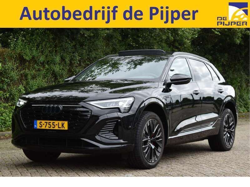 Zwart Gebruikt 2023 Audi Q8 e-tron S-Line SUV | € 64.950 (Iets duurder) - Afbeelding 1/3