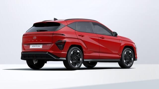 Nieuw Hyundai Kona N Line 160 kW (218 PK) 2025 Rood SUV