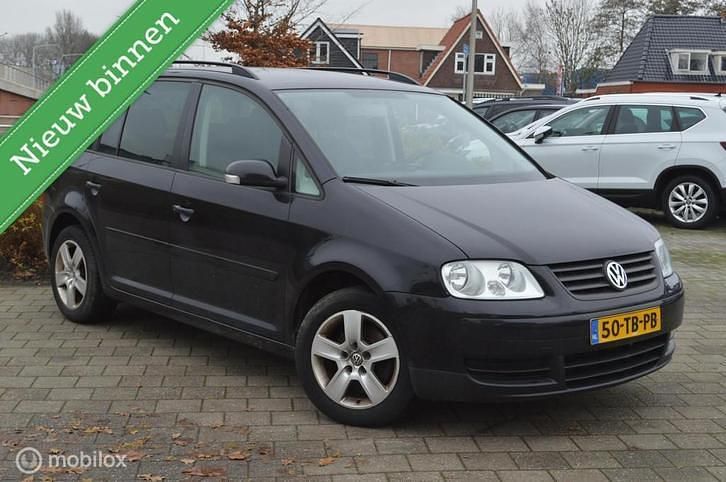 Zwart (metallic) Gebruikt 2006 VW Touran Business MPV | € 950 (Super prijs) - Afbeelding 1/4