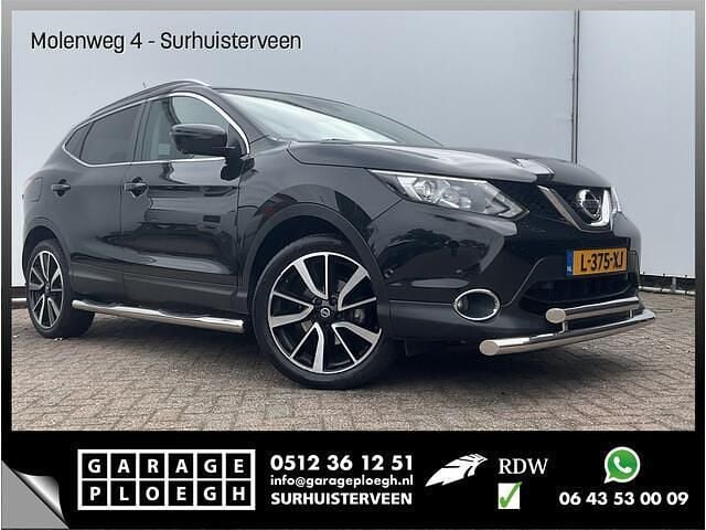 Zwart Gebruikt 2017 Nissan Qashqai Tekna SUV | € 14.700 (Eerlijke prijs) - Afbeelding 1/4