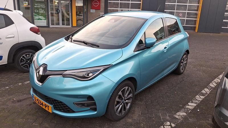 Blauw Occasion 2021 Renault Zoe Intens Hatchback | € 14.445 (Eerlijke prijs) - Afbeelding 1/3