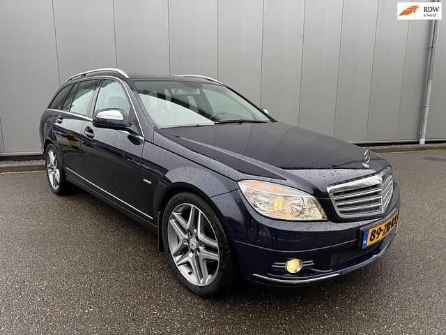 Blauw Occasion 2008 Mercedes C200 Avantgarde Stationwagen | € 2.950 - Afbeelding 1/4