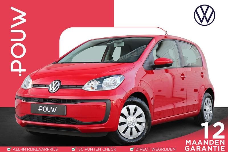 Rood Gebruikt 2019 VW up! move up! Hatchback | € 10.950 (Eerlijke prijs) - Afbeelding 1/4