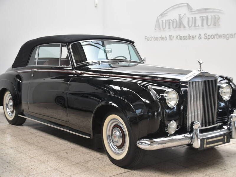 Zwartmason's black Gebruikt 1959 Rolls Royce Silver Cloud Cabriolet | € 725.000 - Afbeelding 1/4