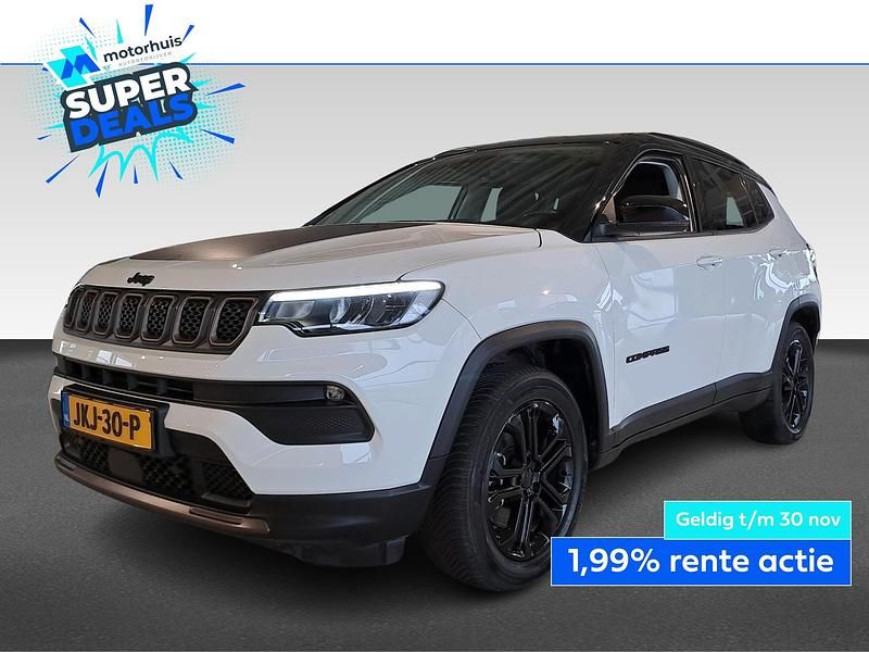 Wit Gebruikt 2022 Jeep Compass Limited SUV | € 26.740 - Afbeelding 1/4