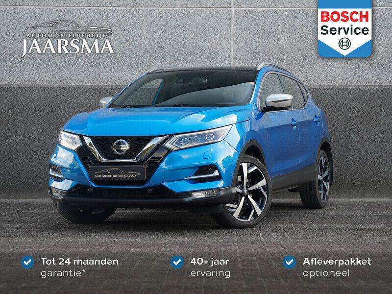 Blauw Gebruikt 2018 Nissan Qashqai Tekna+ SUV | € 17.900 (Iets duurder) - Afbeelding 1/4