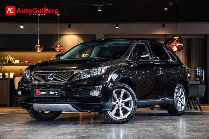 Zwart, metallic lak Gebruikt 2012 Lexus RX450h Luxury Line SUV | € 23.900 (Goede deal) - Afbeelding 1/4