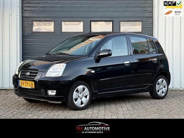 Zwart (metallic) Occasion 2006 Kia Picanto Hatchback | € 950 (Goede deal) - Afbeelding 1/4