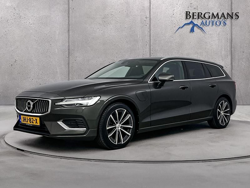 Grijs Gebruikt 2021 Volvo V60 Momentum Stationwagen | € 21.900 (Super prijs) - Afbeelding 1/4