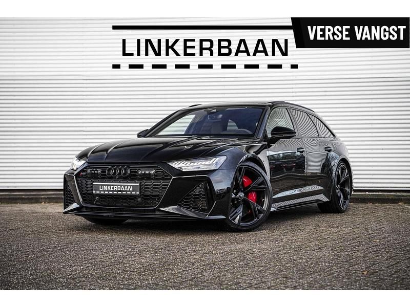 Zwart Gebruikt 2022 Audi RS6 Stationwagen | € 112.995 (Super prijs) - Afbeelding 1/3