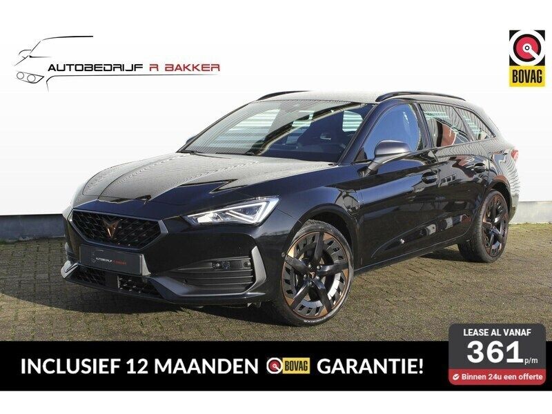 Zwart Gebruikt 2021 Cupra Leon VZ Stationwagen | € 26.995 (Eerlijke prijs) - Afbeelding 1/4
