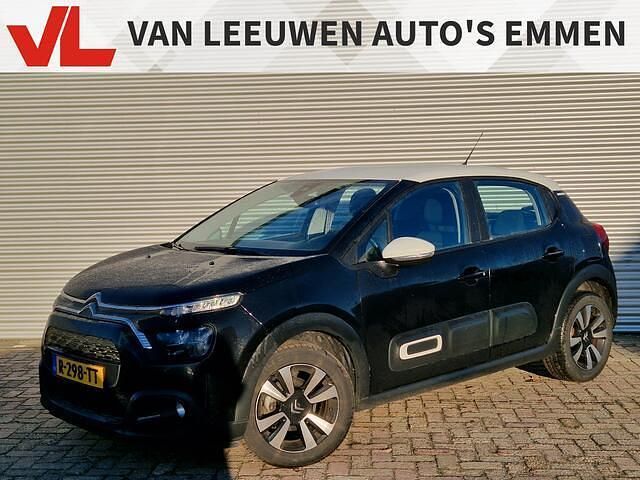 Zwart Gebruikt 2021 Citroën C3 PureTech Hatchback | € 13.448 (Goede deal) - Afbeelding 1/4