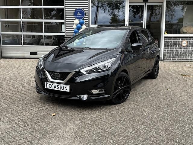 Zwart Gebruikt 2017 Nissan Micra Tekna Hatchback | € 8.849 (Eerlijke prijs) - Afbeelding 1/4