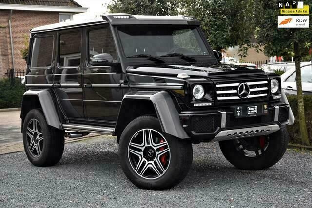 Zwart, metallic lak Gebruikt 2016 Mercedes G500 4x4² SUV | € 159.950 - Afbeelding 1/4